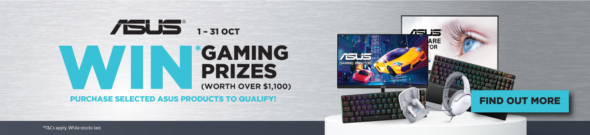 ASUS Lucky Draw - Win Gaming Prizes Worth Over $1,100 | 1 - 31 Oct 2023