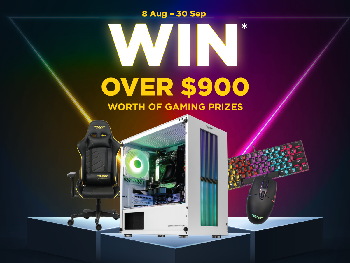 Win Over $900 Worth of Gaming Prizes