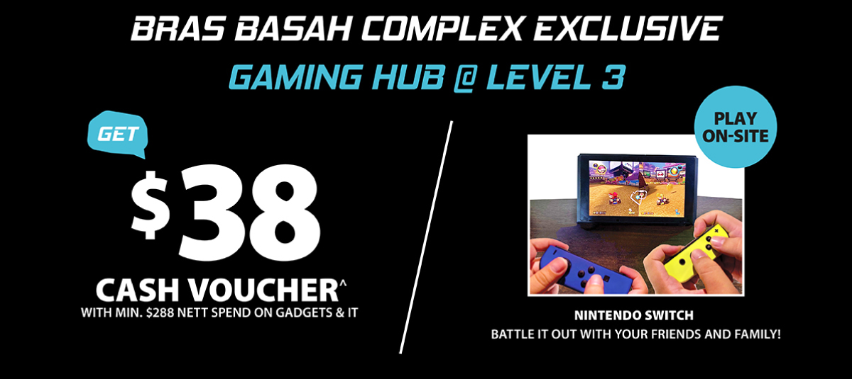 Bras Basah Complex Exclusive - Gaming Hub @ Level 3