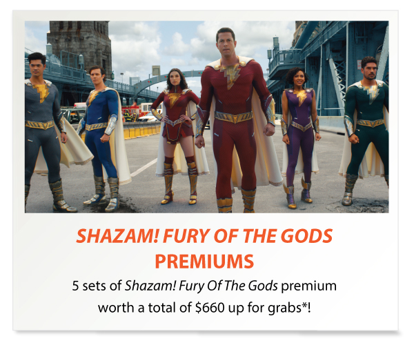 Shazam! Fury Of The Gods Premiums