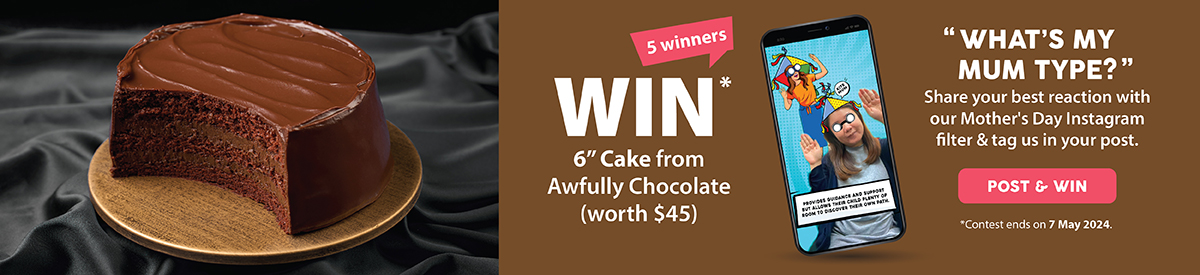 Mother's Day Contest - Win 6' Cake from Awfully Chocolate