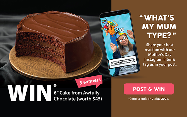 Mother's Day Contest - Win 6' Cake from Awfully Chocolate