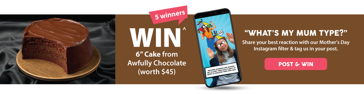 WIN 6' Cake from Awfully Chocolate(worth $45)